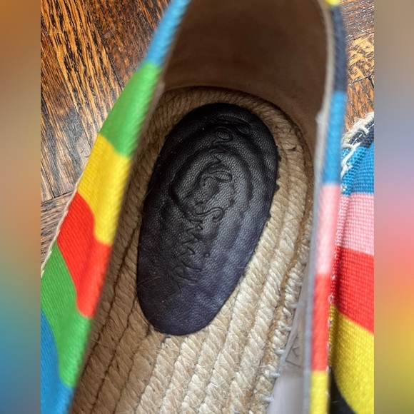 PAUL SMITH Rainbow Striped Men’s Espadrilles Shoes Size 43 - Picture 3 of 12
